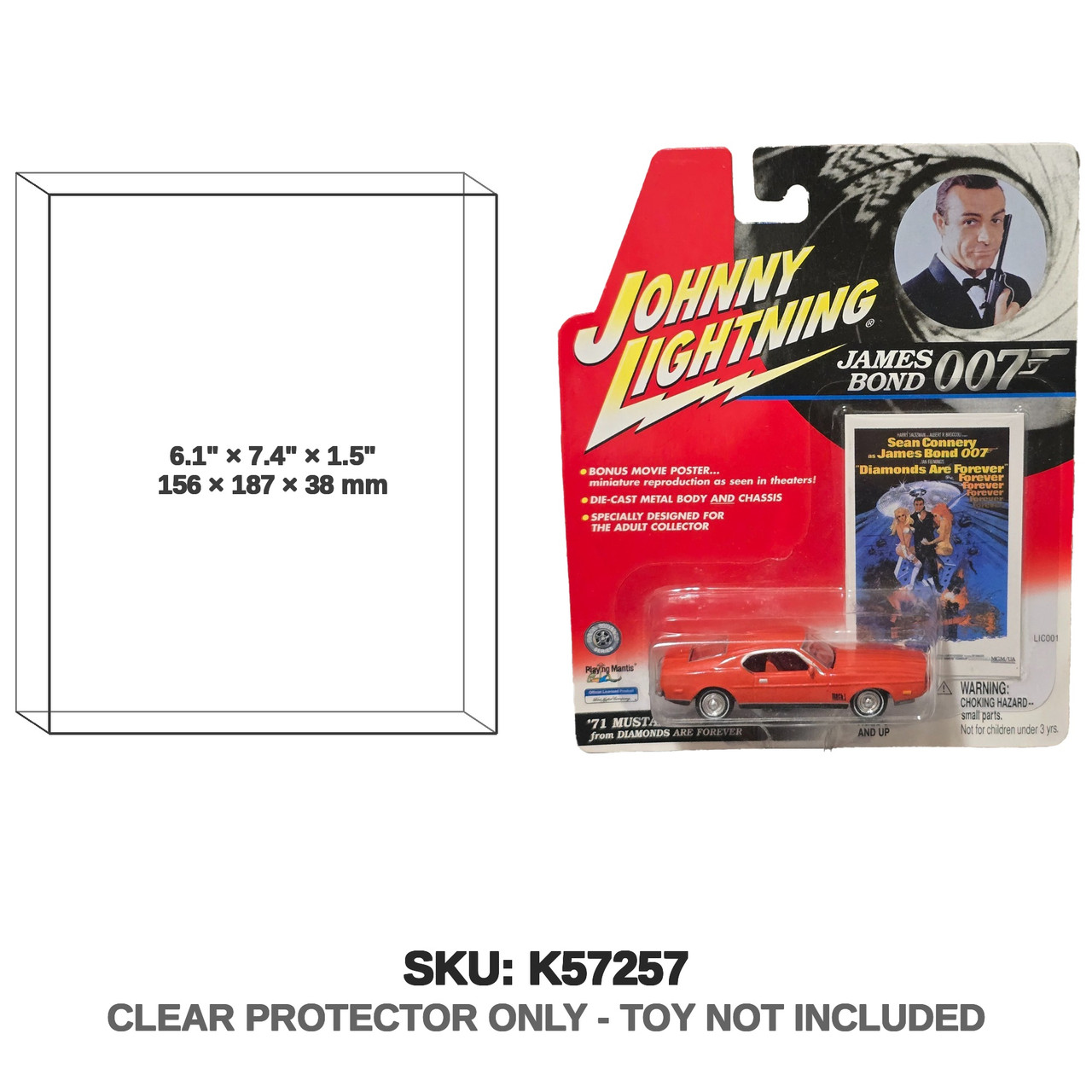 James Bond 007 Die Another Day 2002 Aston Martin Vanquish Johnny Lightning