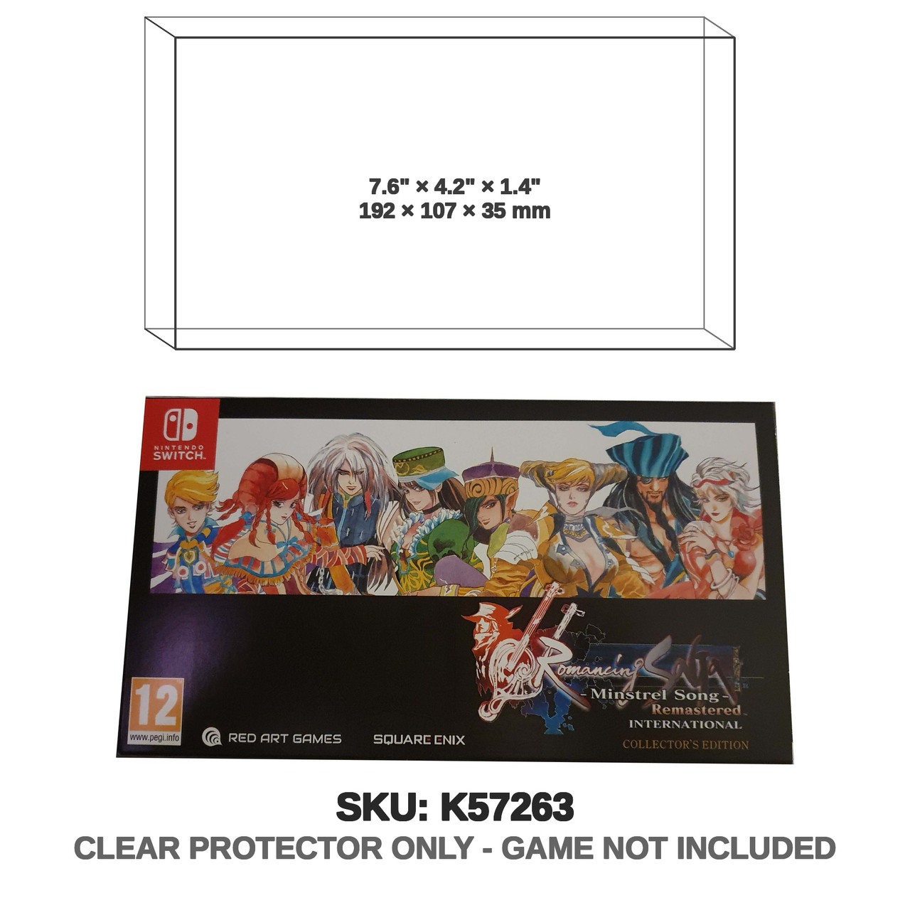 Square Enix Romancing Saga Minstrel Song Remastered Nintendo Switch International Collectors Edition