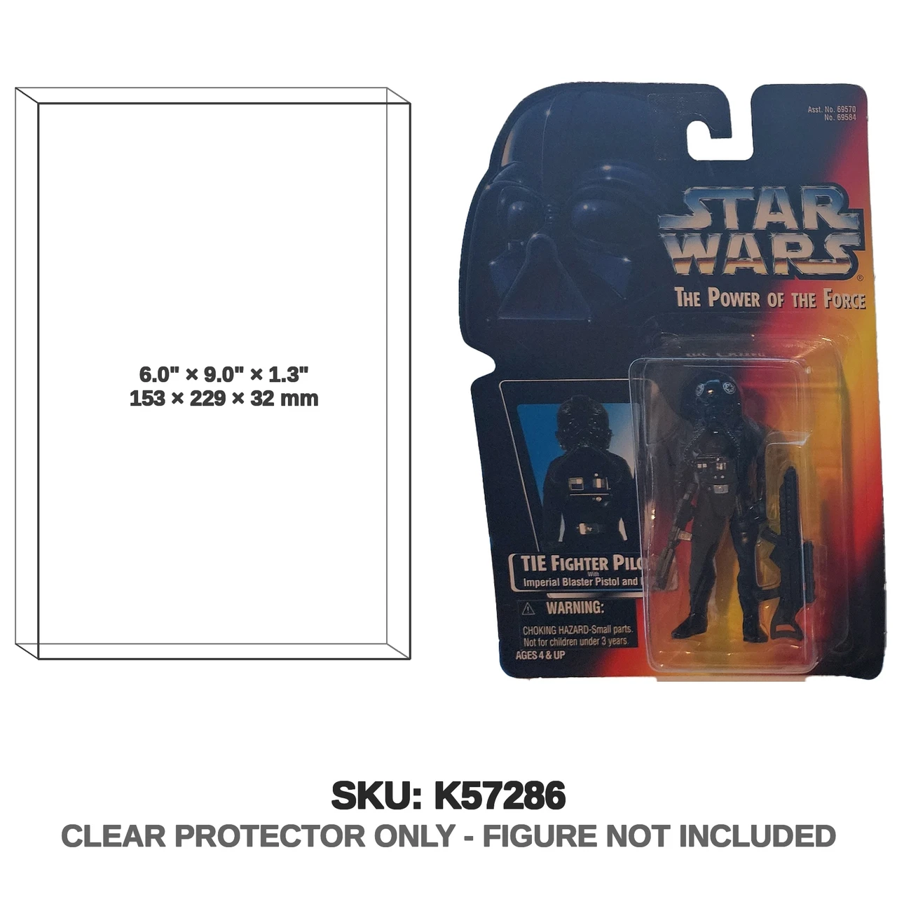 Hasbro Star Wars Power of the Force TIE Fighter Pilot