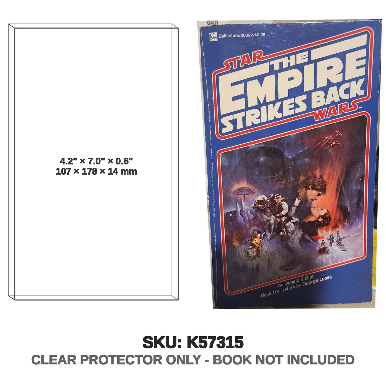 Del Rey Star Wars The Empire Strikes Back Paperback 1980