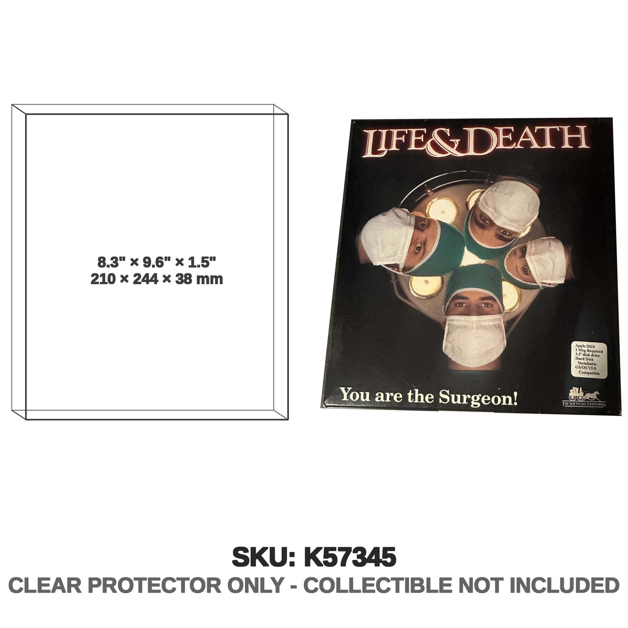 Software Toolworks Apple IIGS Life and Death