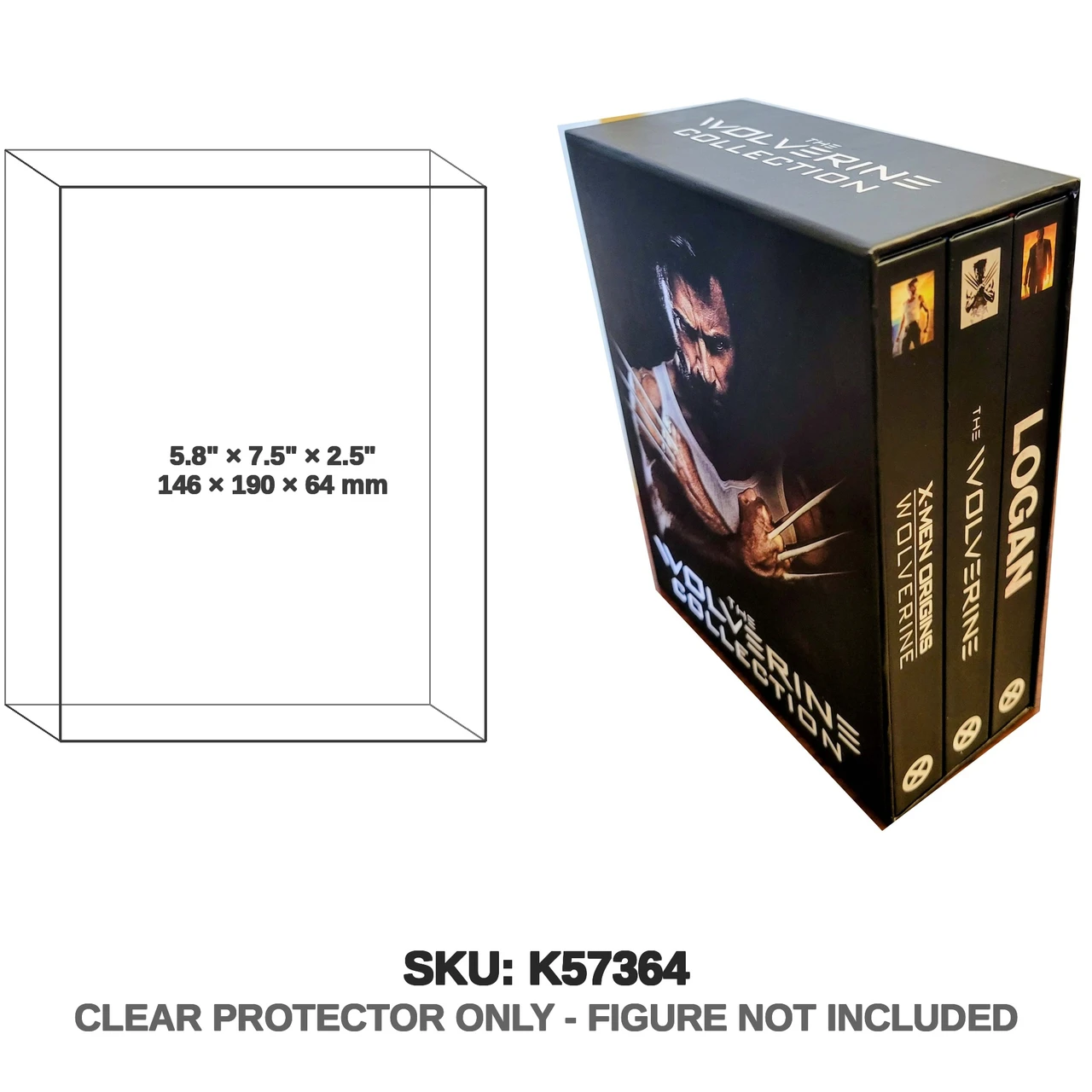X-Men Origins: Wolverine, The Wolverine, and Logan