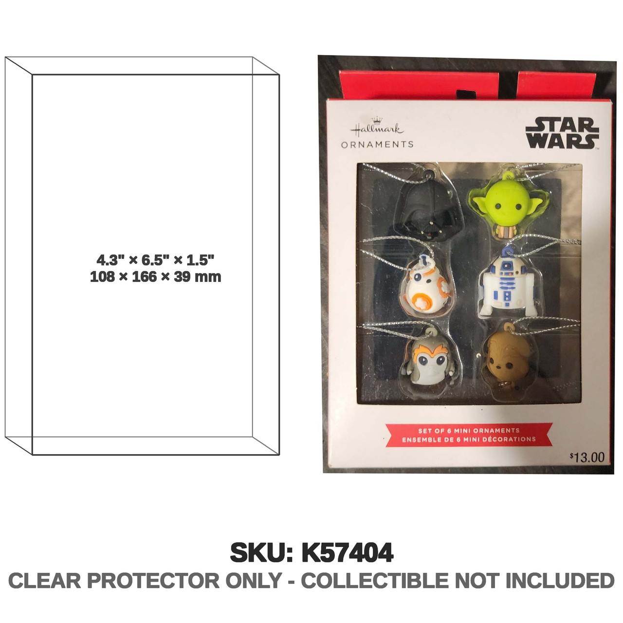 Hallmark Star Wars Keepsake Ornaments Miniature Collection