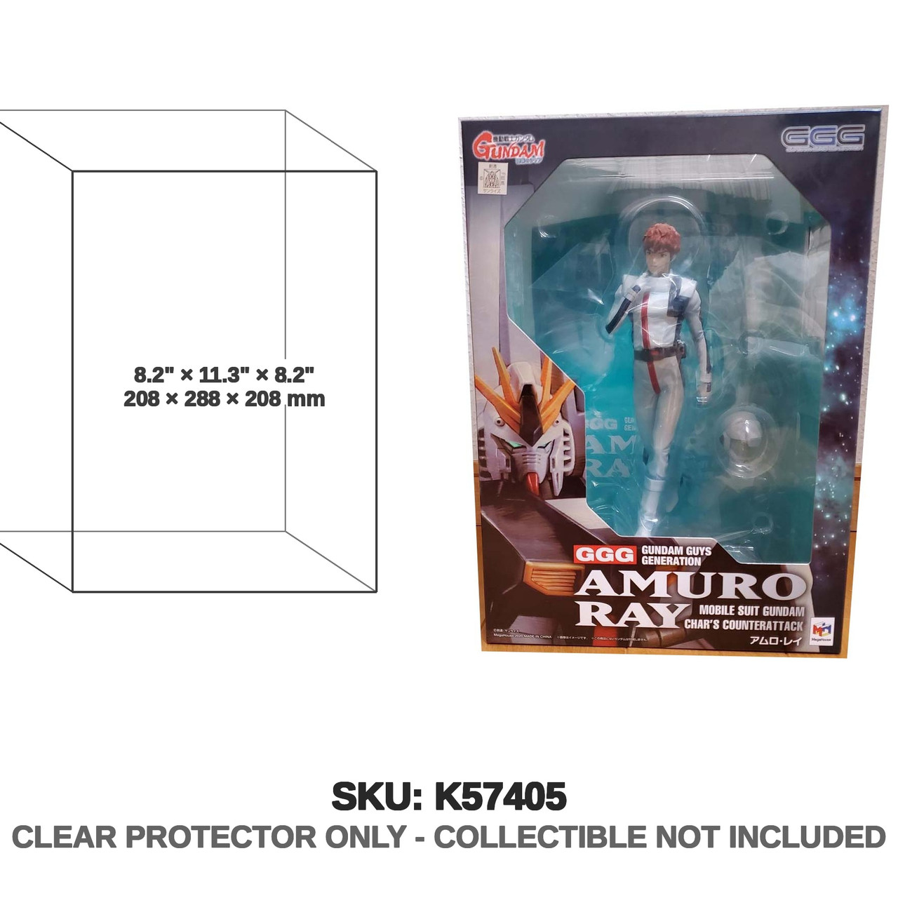 MegaHouse Gundam Char's Counterattack Amuro Ray GGG Figure