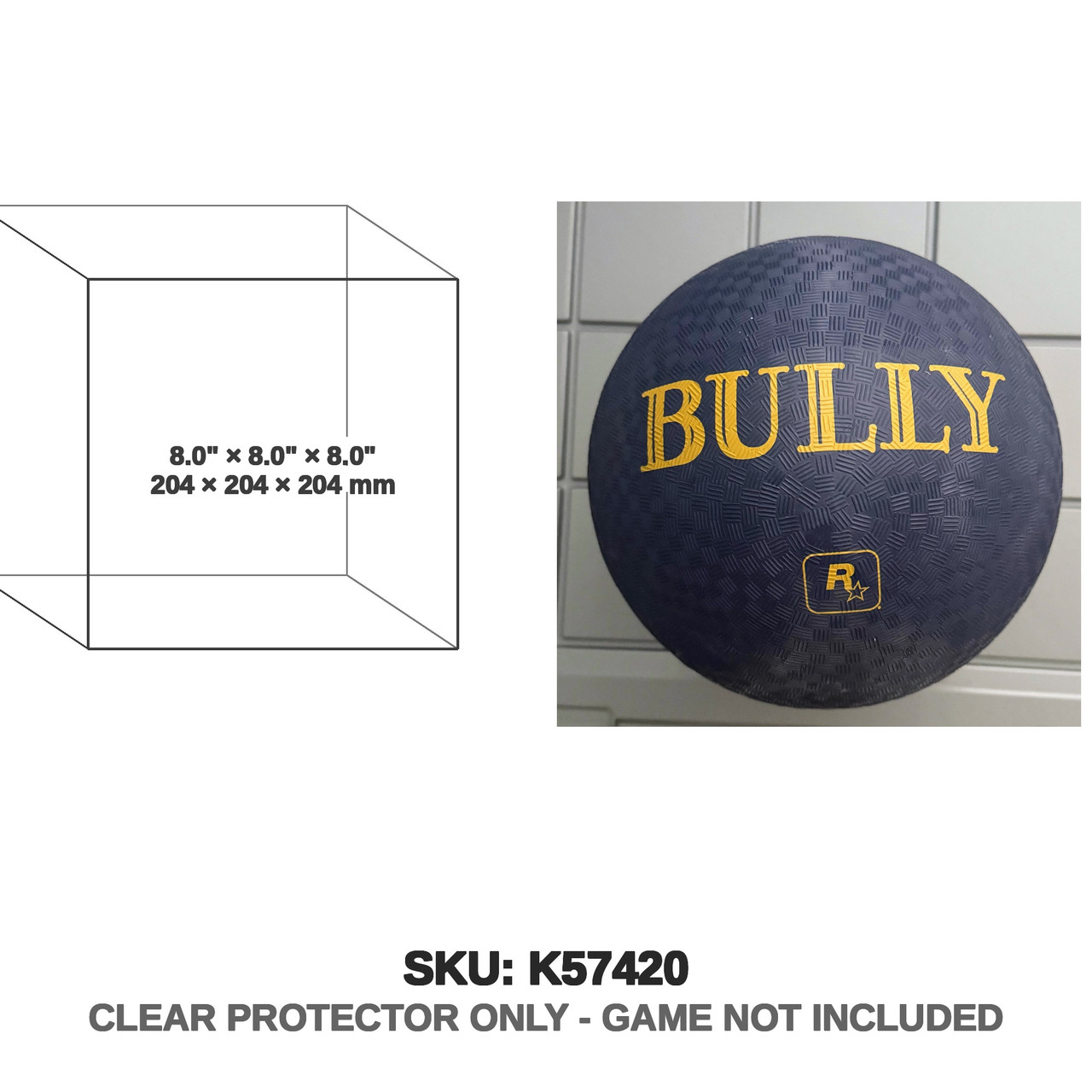 Rockstar Games Bully Dodgeball Video Game Promo Item