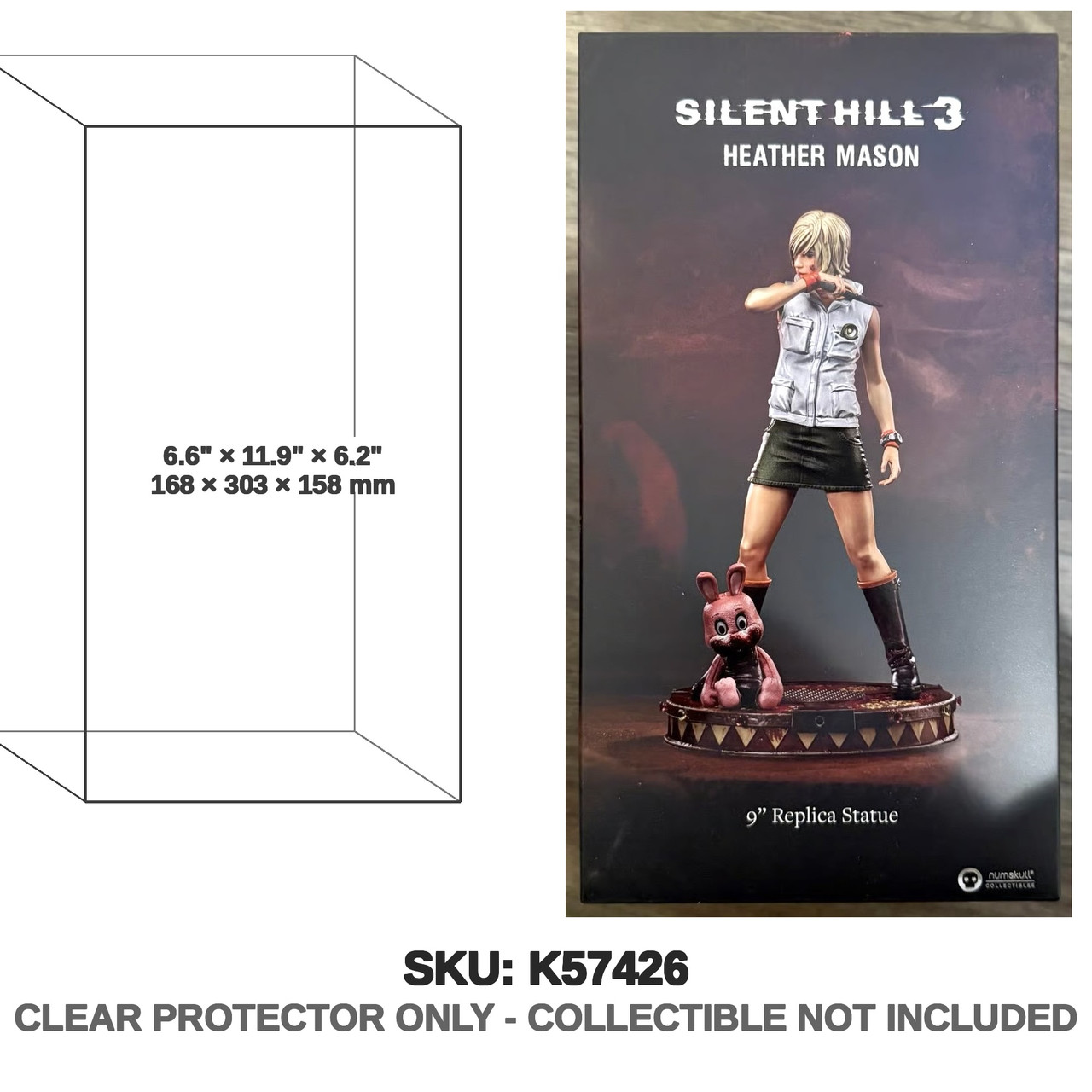 Numskull Collectibles Silent Hill 3 Heather Mason 9 Inch Replica Statue
