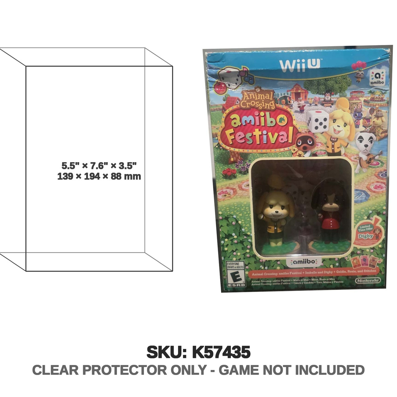 Nintendo Animal Crossing Amiibo Festival Video Game Wii U