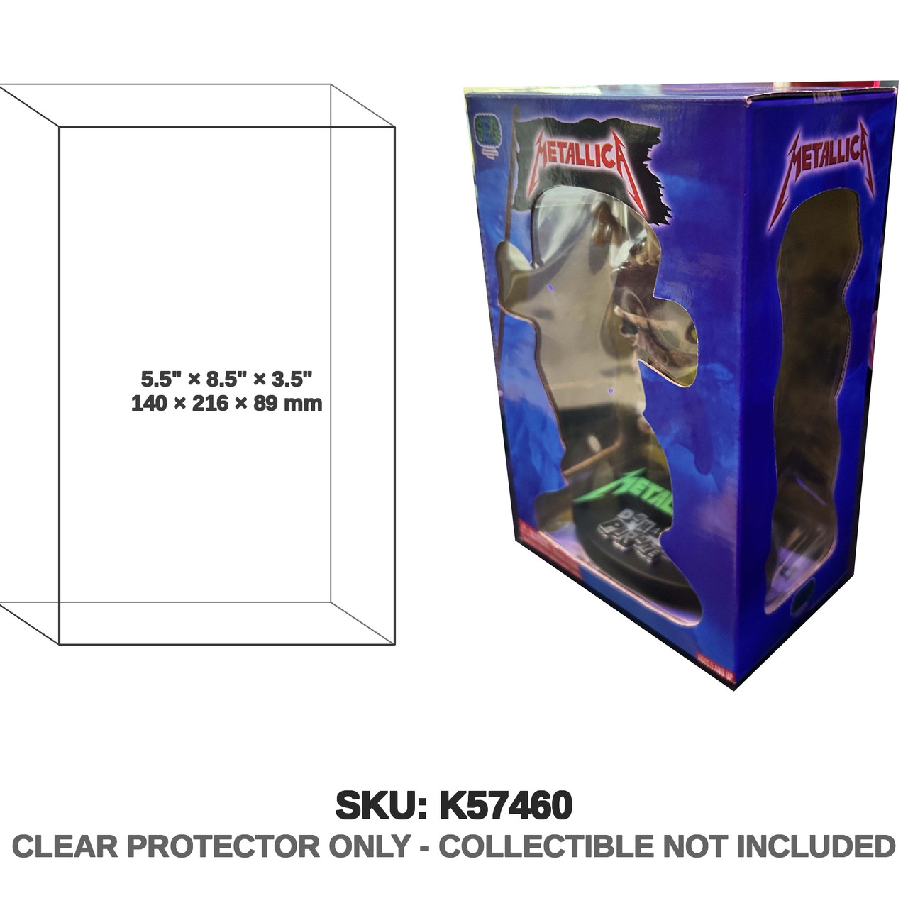 NECA Metallica Damaged Pirate Statue
