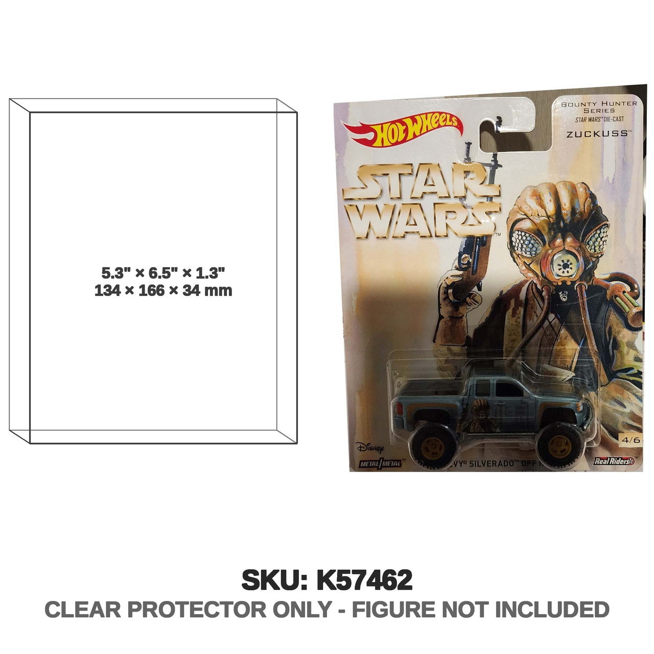 Hot Wheels Star Wars Bounty Hunter Series Zuckuss 2017
