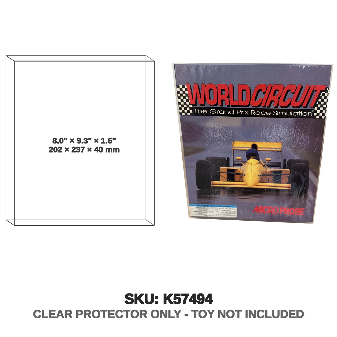 Micro Prose World Circuit The Grand Prix Race Simulation