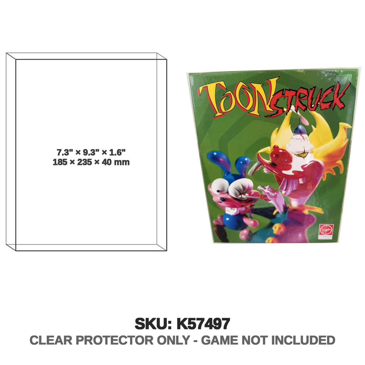 Virgin Interactive Toonstruck PC Video Game