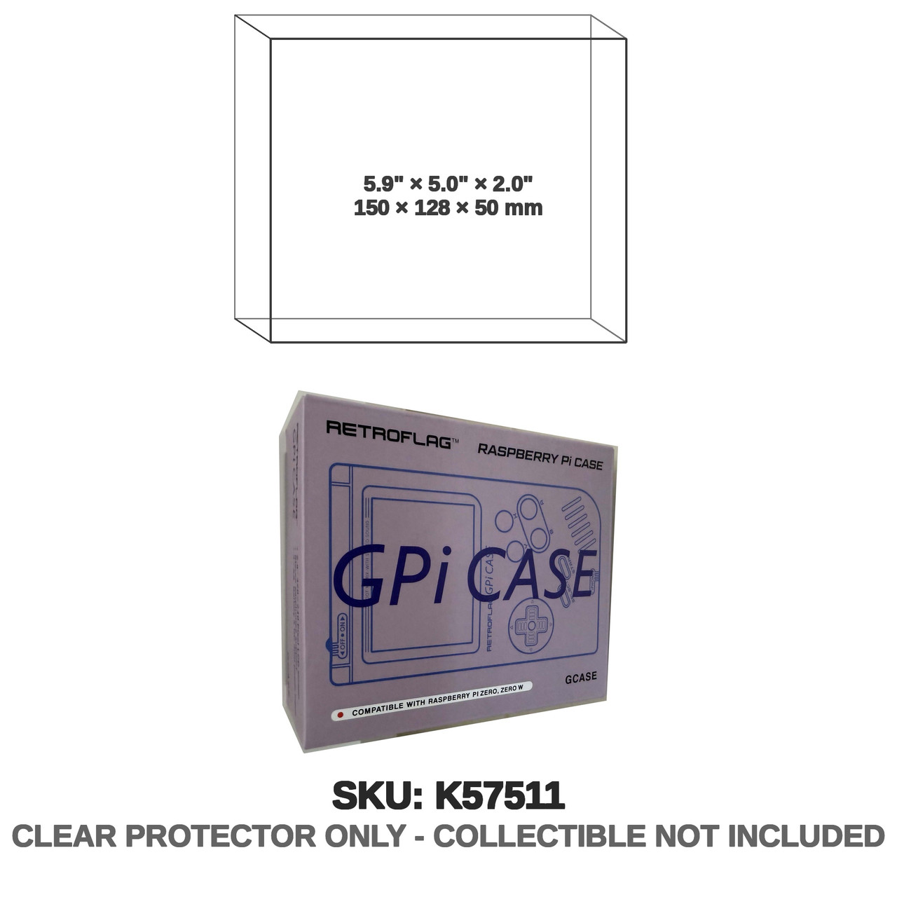 Raspberry Pi GPi Case Retro Handheld Game Console Mod Kit