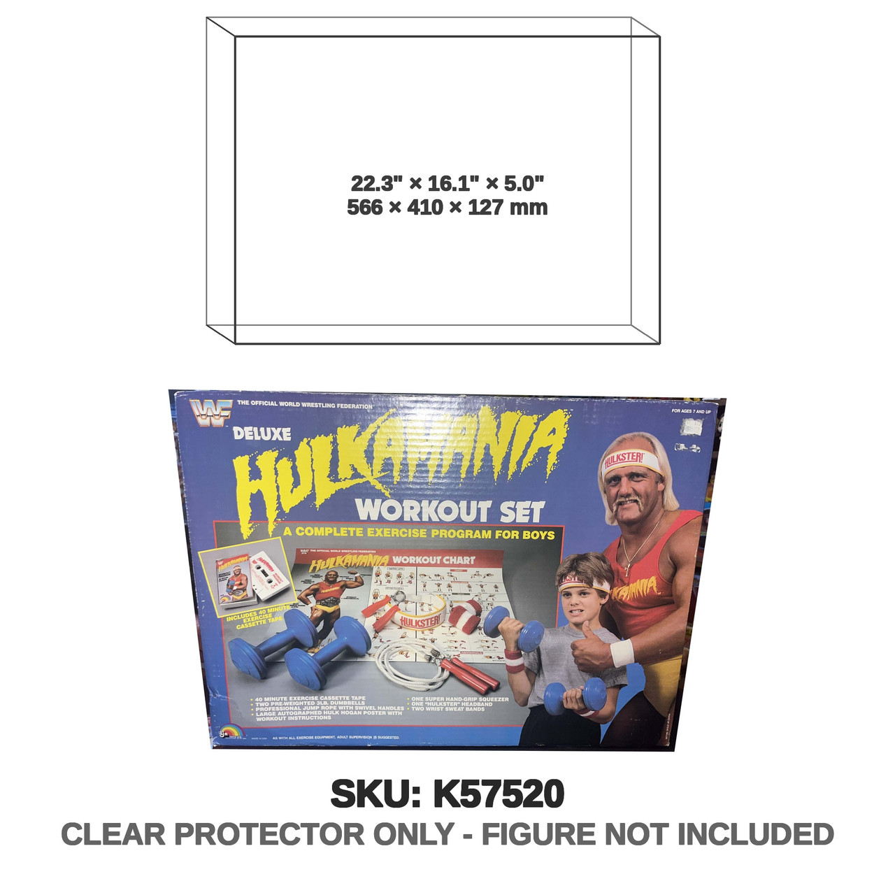 Hulk Hogan WWE Deluxe Workout Set American Edition