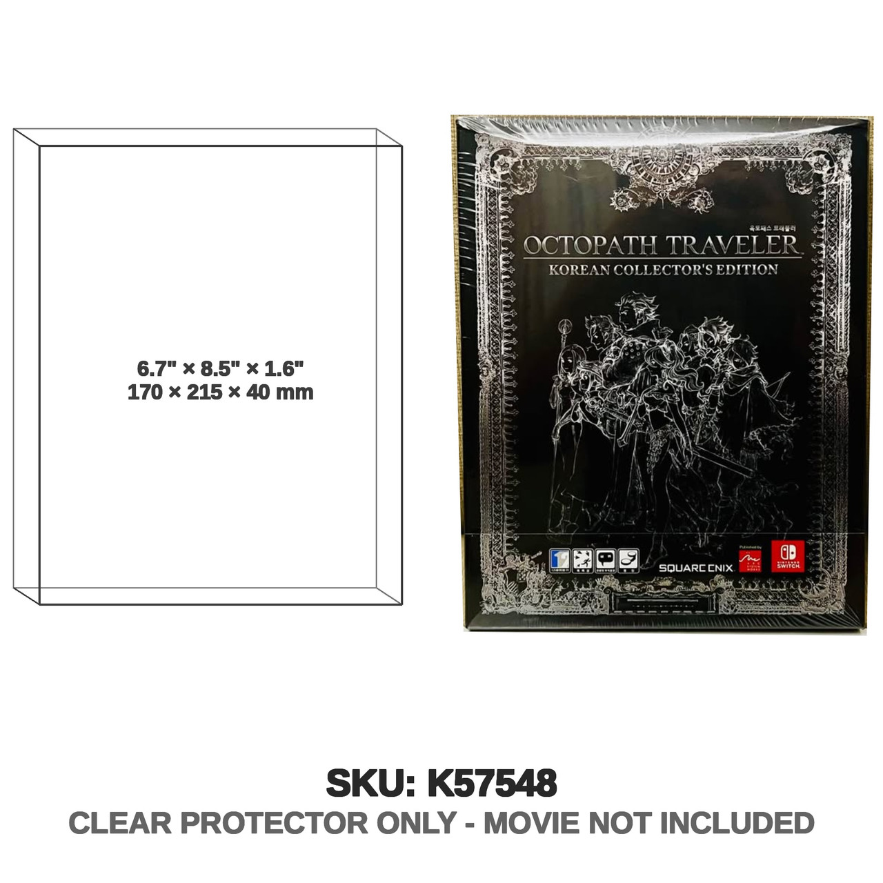 Square Enix Nintendo Switch Octopath Traveler Korean Collectors Edition