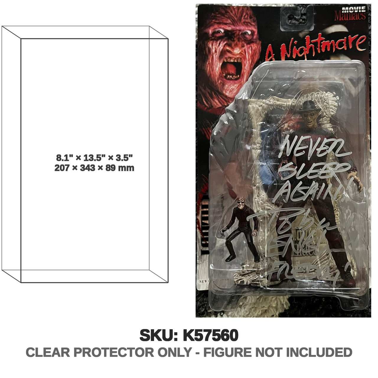 Freddy Krueger Nightmare on Elm Street Movie Maniacs Figure