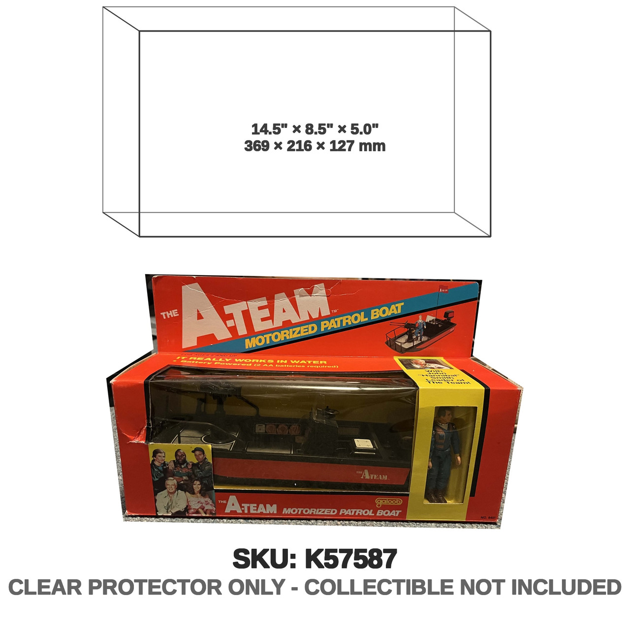 A-Team Galoob Motorized Patrol Boat