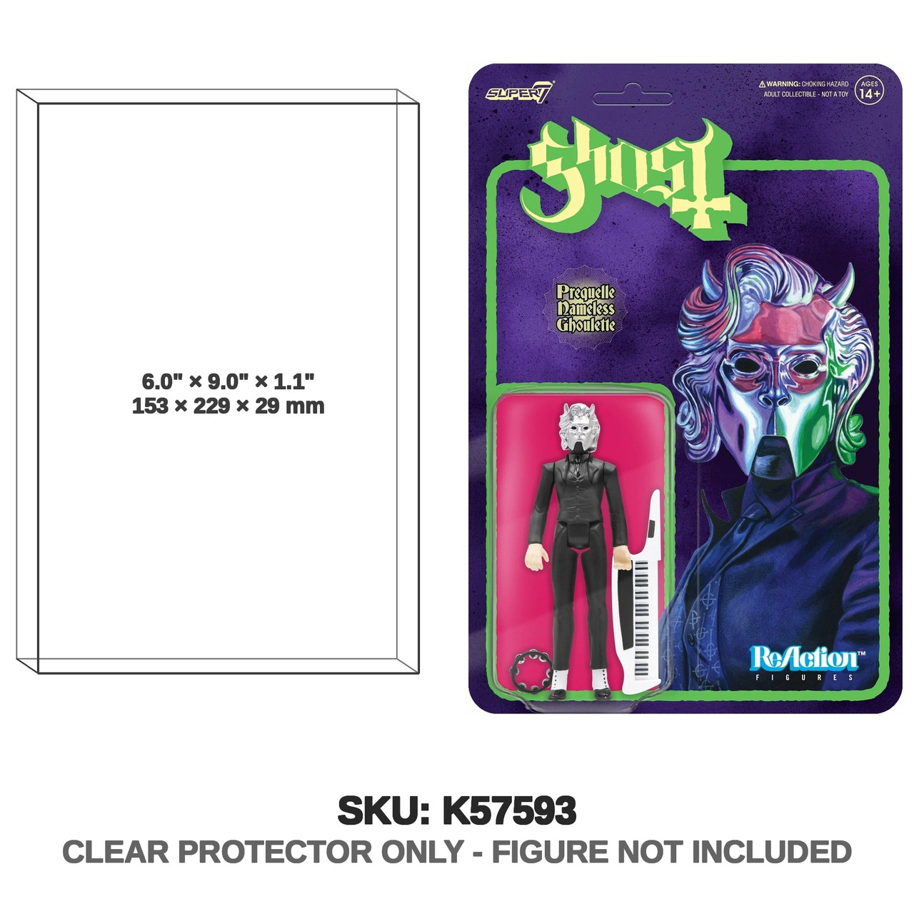 Ghost Band ReAction 3.75 Inch Figure