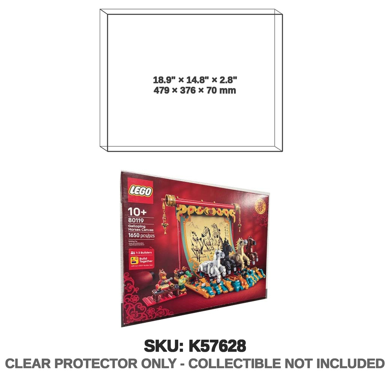 LEGO Galloping Horses Canvas