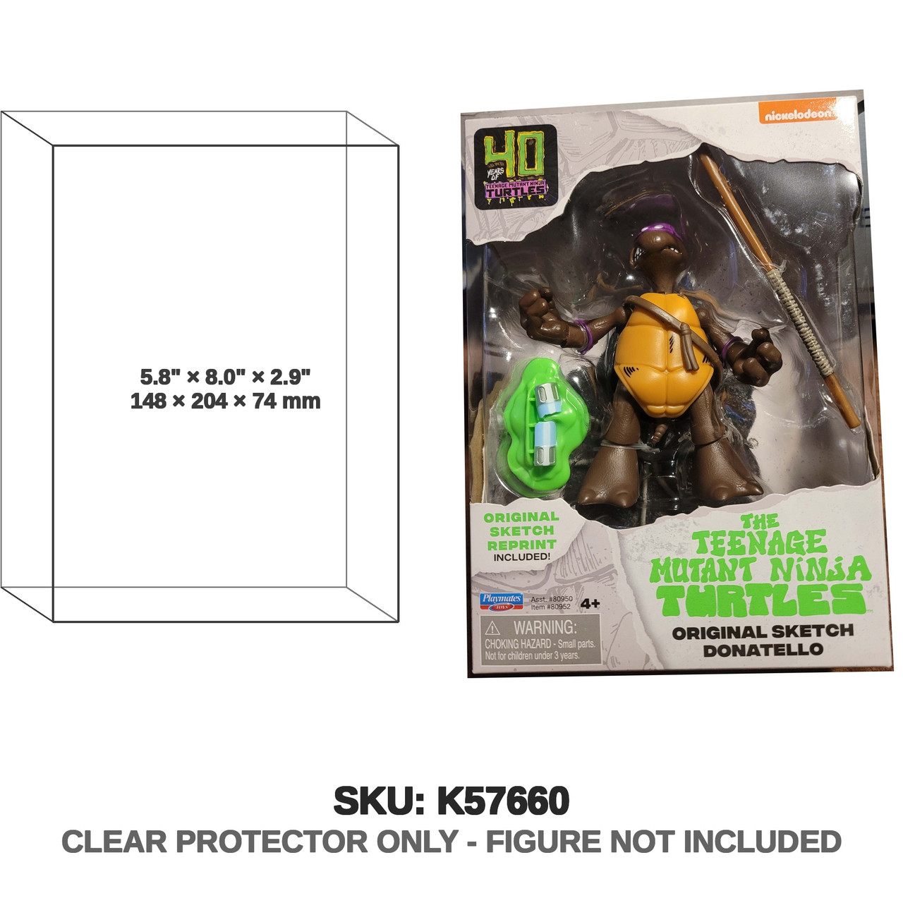 Original Sketch Donatello TMNT Figure