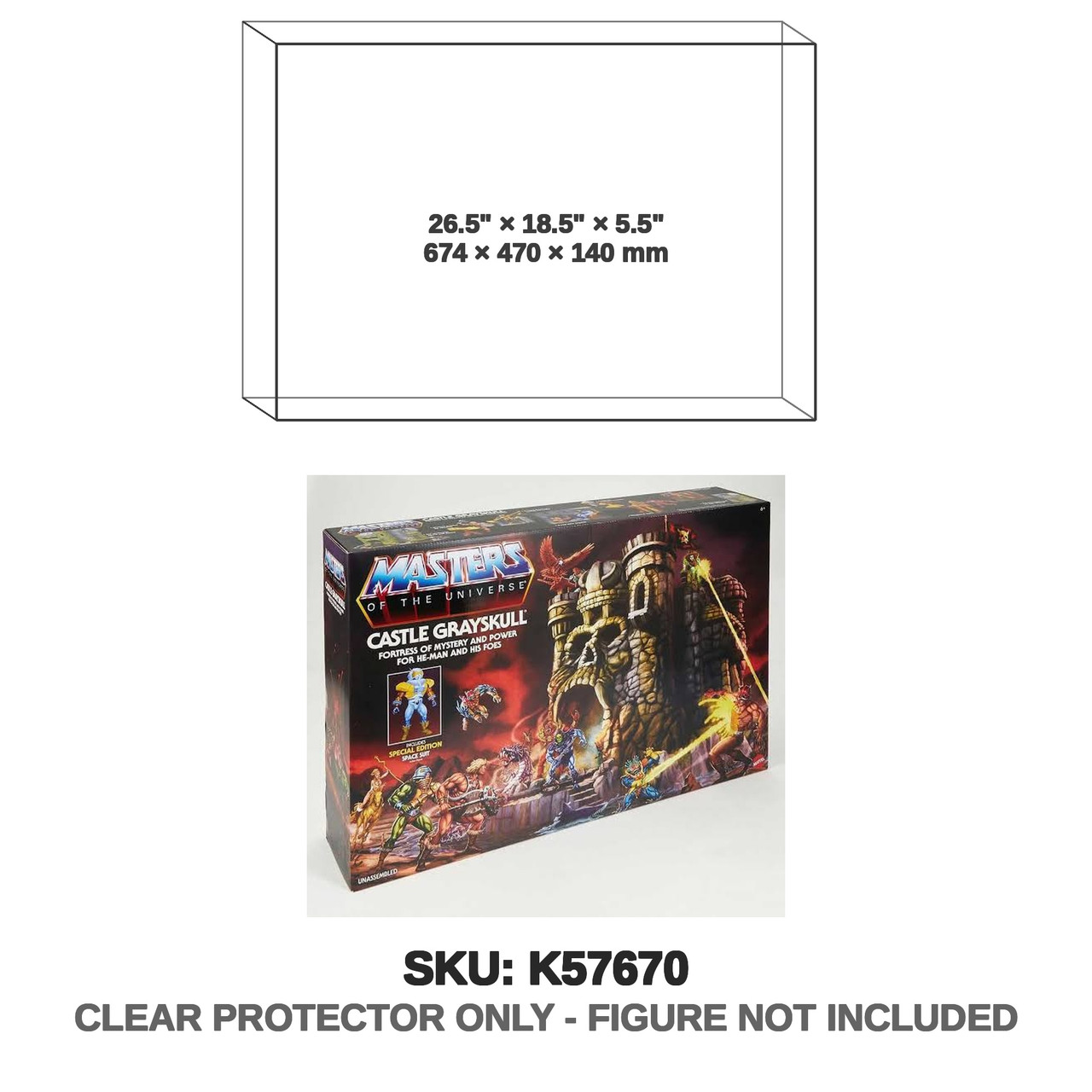 MOTU Castle Grayskull Origins Mark Taylor Version