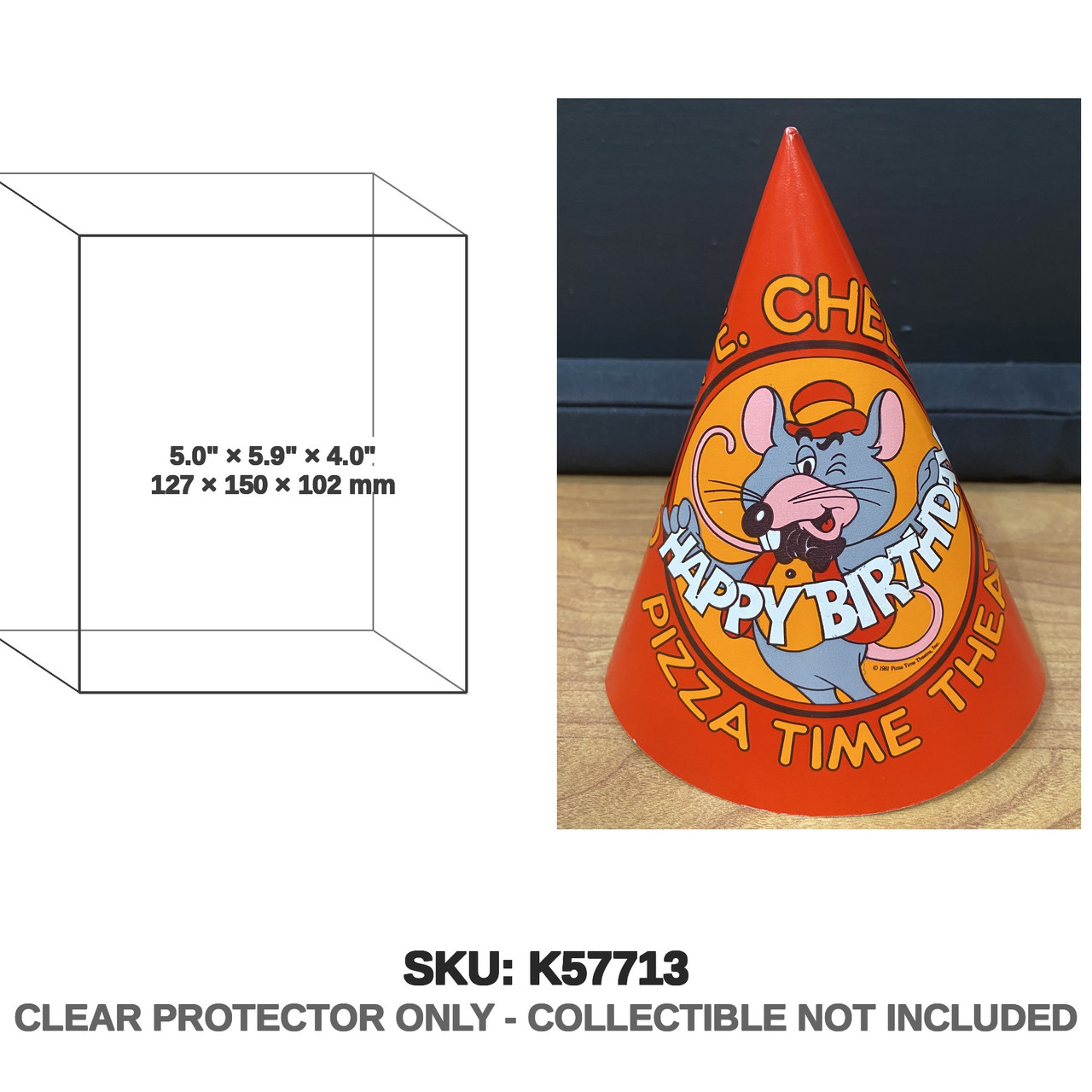 Chuck E Cheese Party Hat