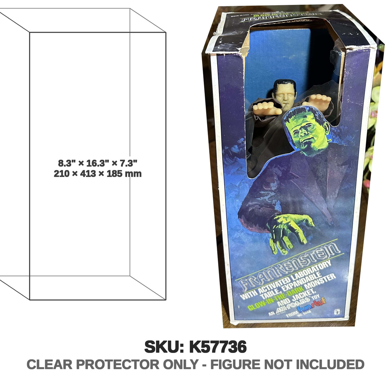 Funstuff Frankenstein Glow in the Dark Figure