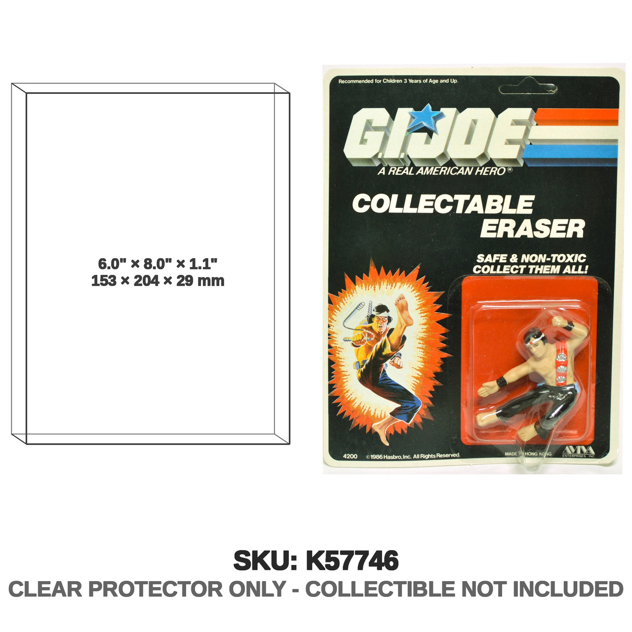 Quick Kick G.I. Joe Collectable Eraser