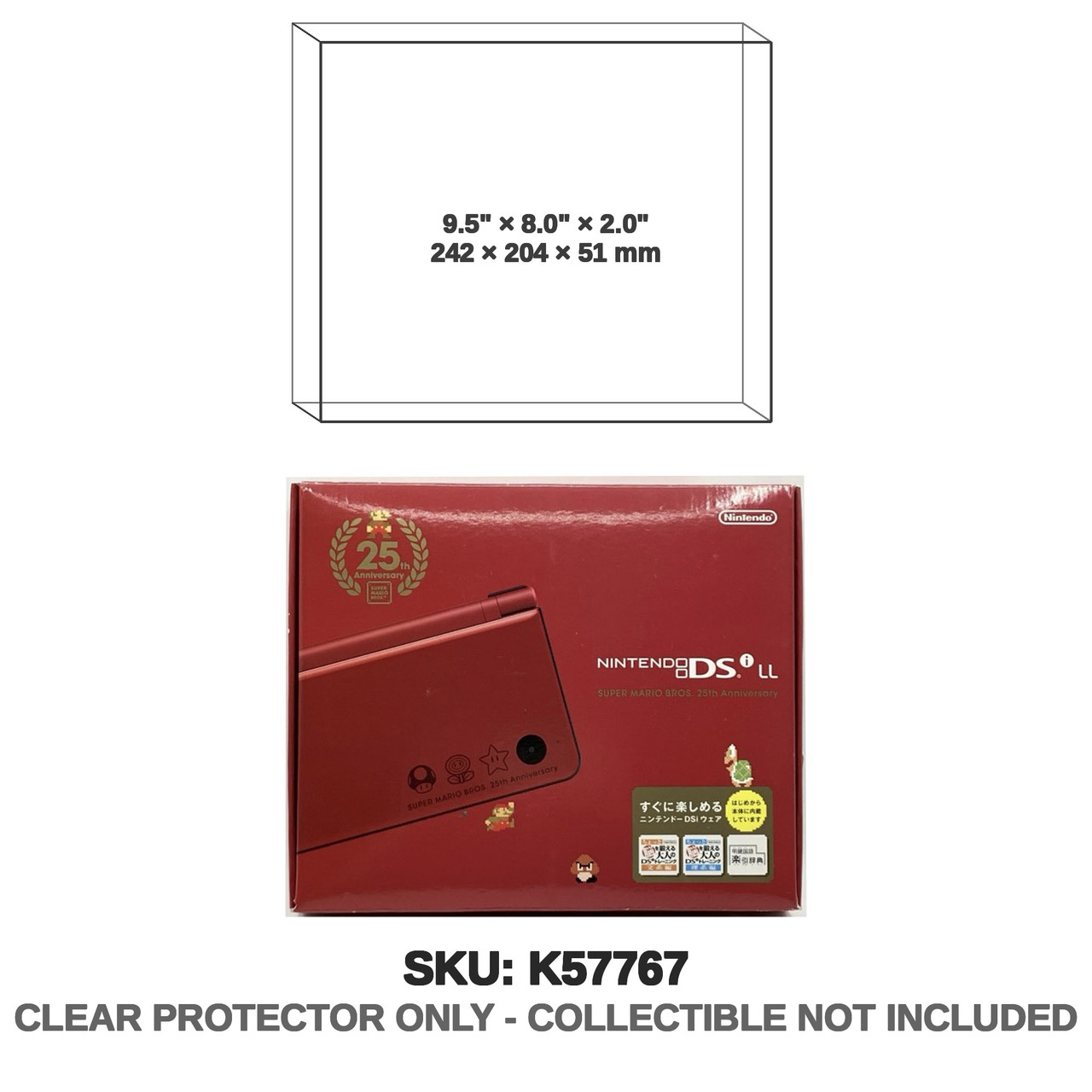 Nintendo DSi XL LL Mario 25th Anniversary