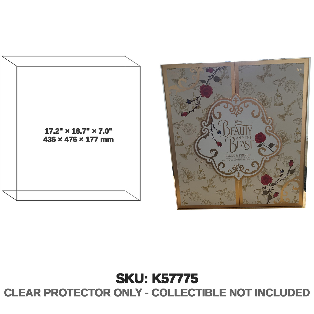 Disney Beauty and the Beast Prince and Belle Set