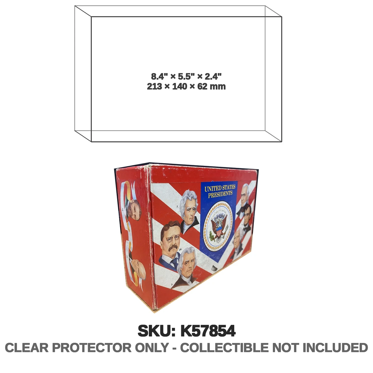 US Presidents Pencil Box