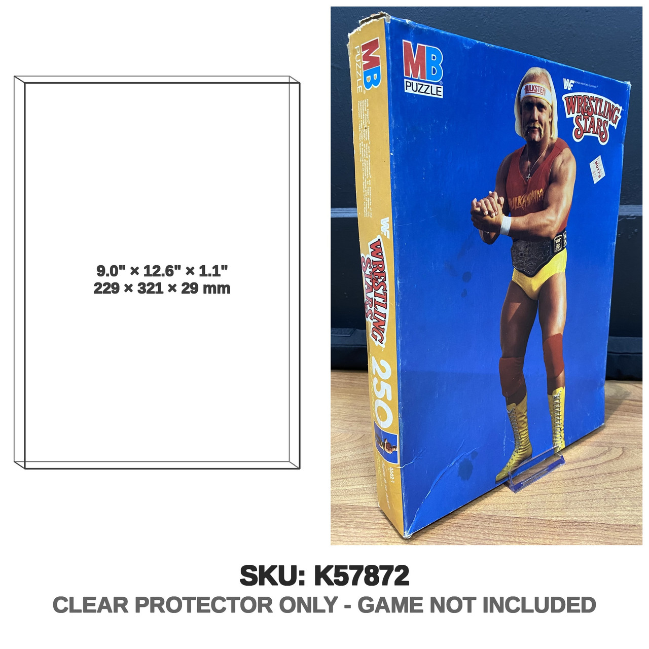Hulk Hogan WWE Wrestling Stars 250 Piece Puzzle
