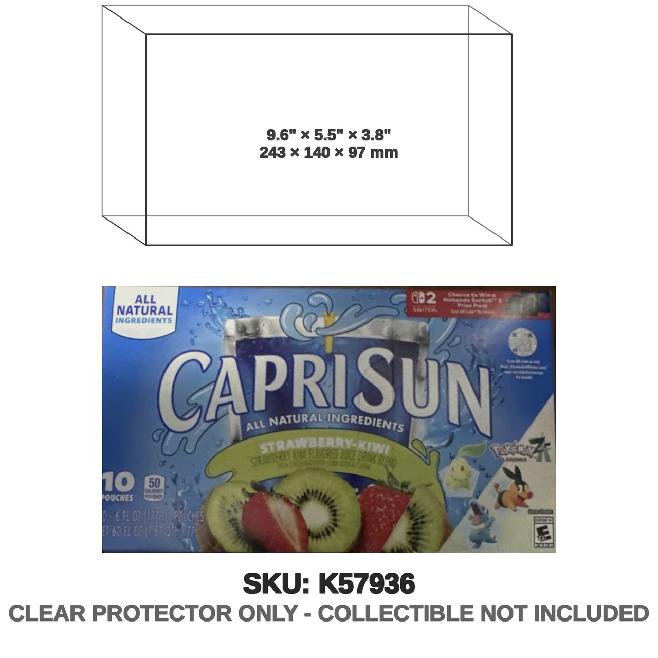 The Pokemon Company Pokemon CapriSun 10 Pouch Box