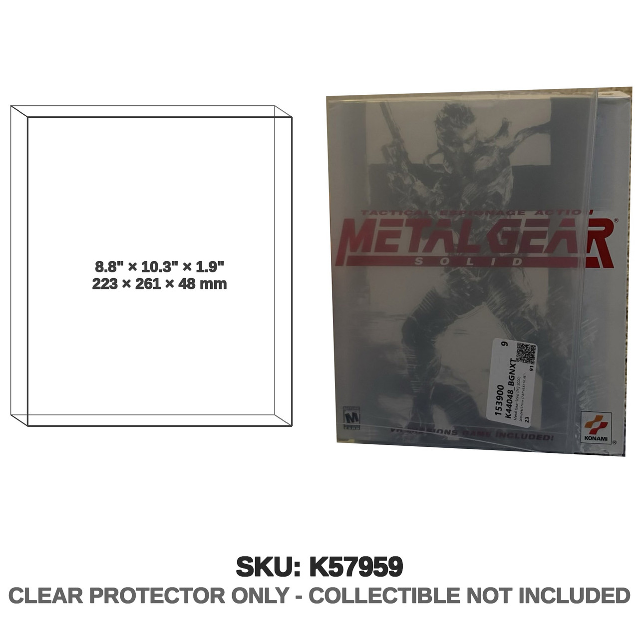 Konami Metal Gear Solid Game US Copy