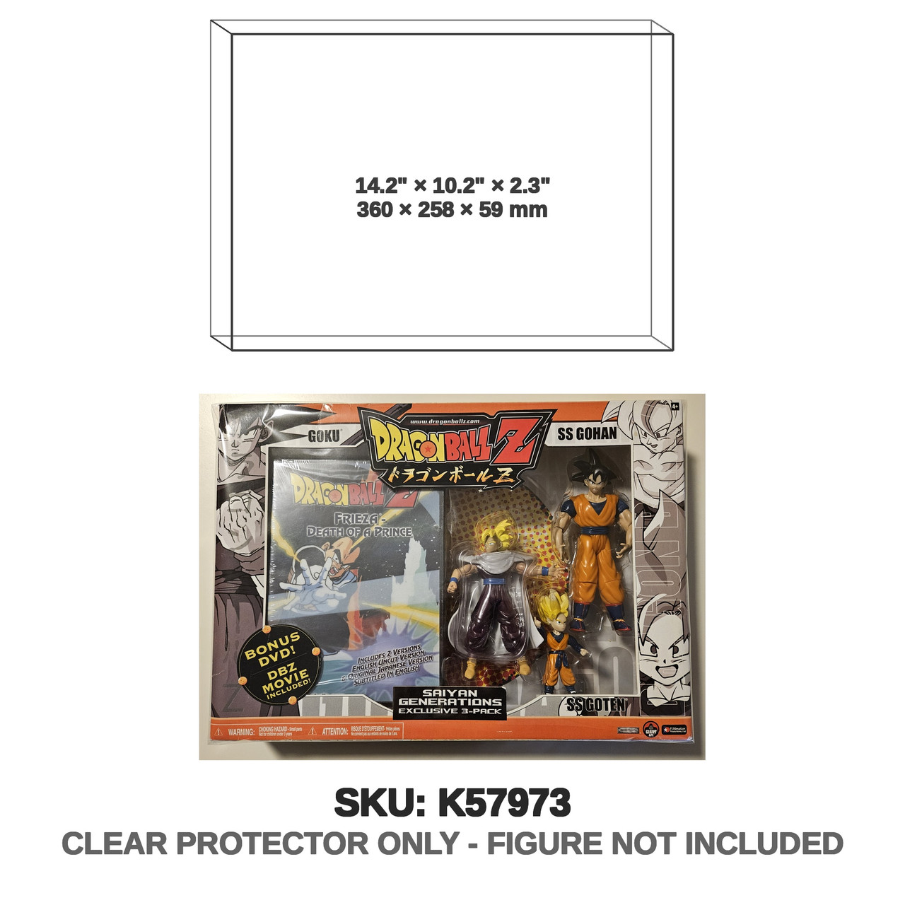 Dragon Ball Jakks Saiyan Generations 3-Pack
