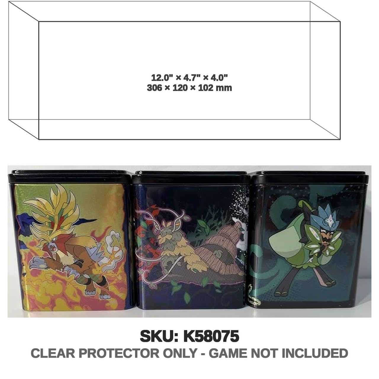 Pokemon Stacking Tins x3