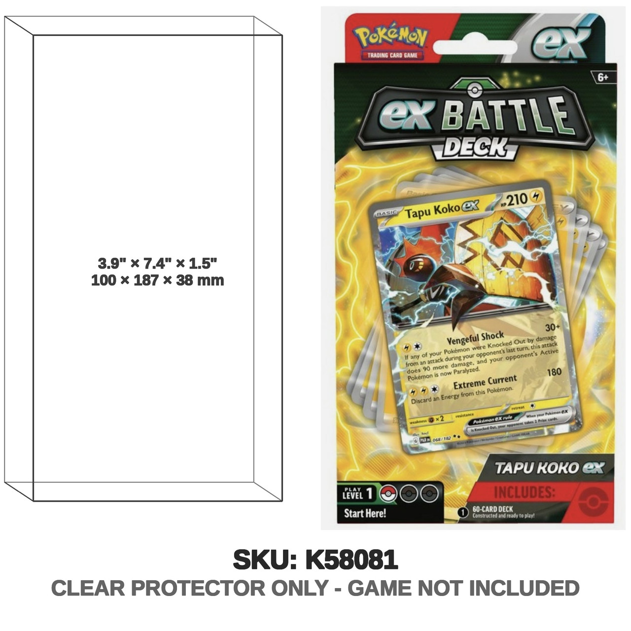 Wizards of the Coast Pokemon ex Battle Deck Tapu Koko