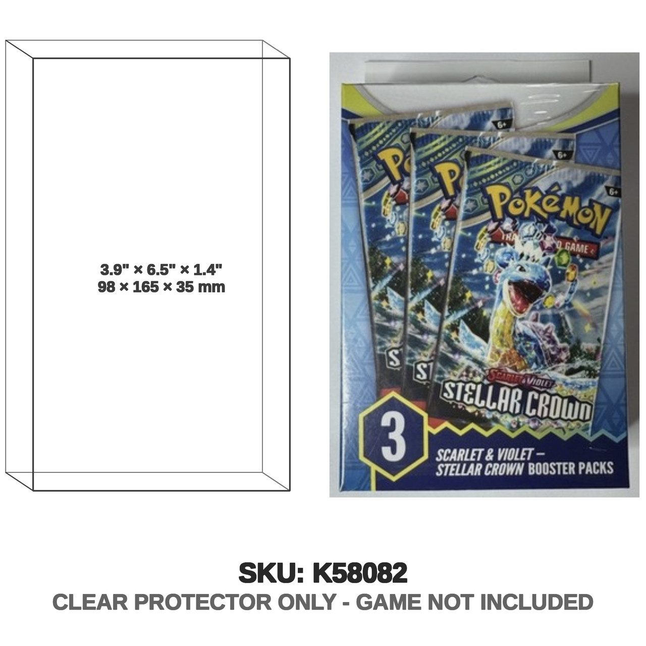 The Pokemon Company Pokemon 3 Booster Pack Box