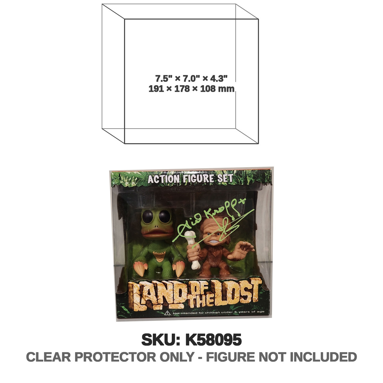Sleestak and Chaka Land of the Lost Figure Set