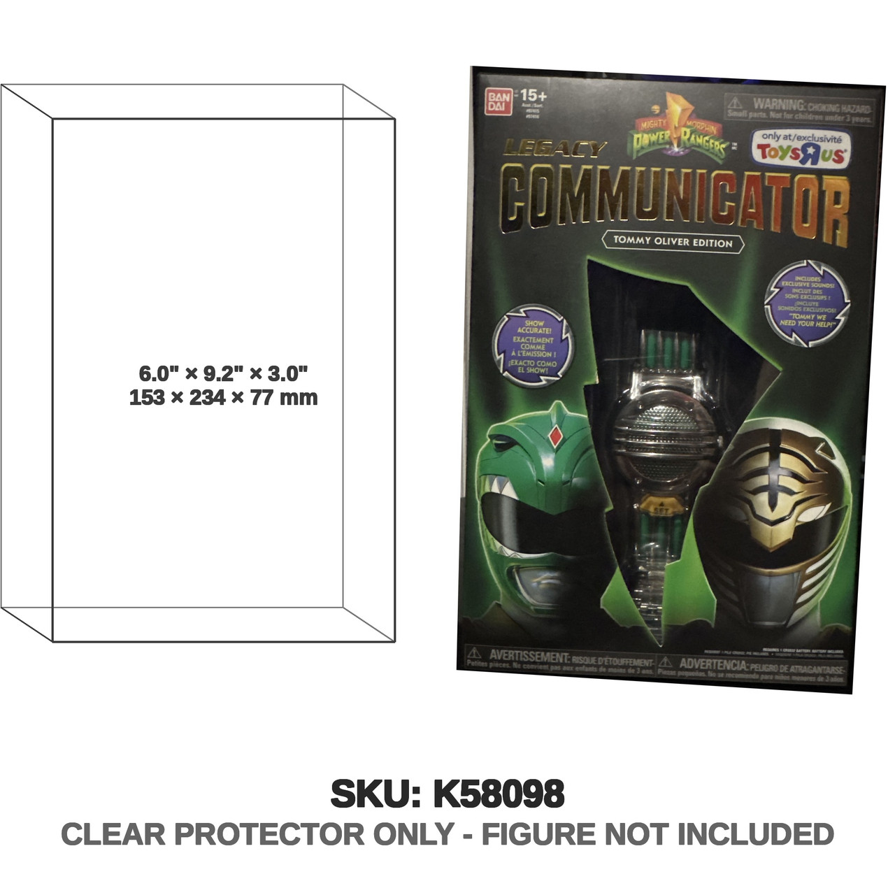 Bandai Power Rangers Legacy Communicator Tommy Oliver Edition