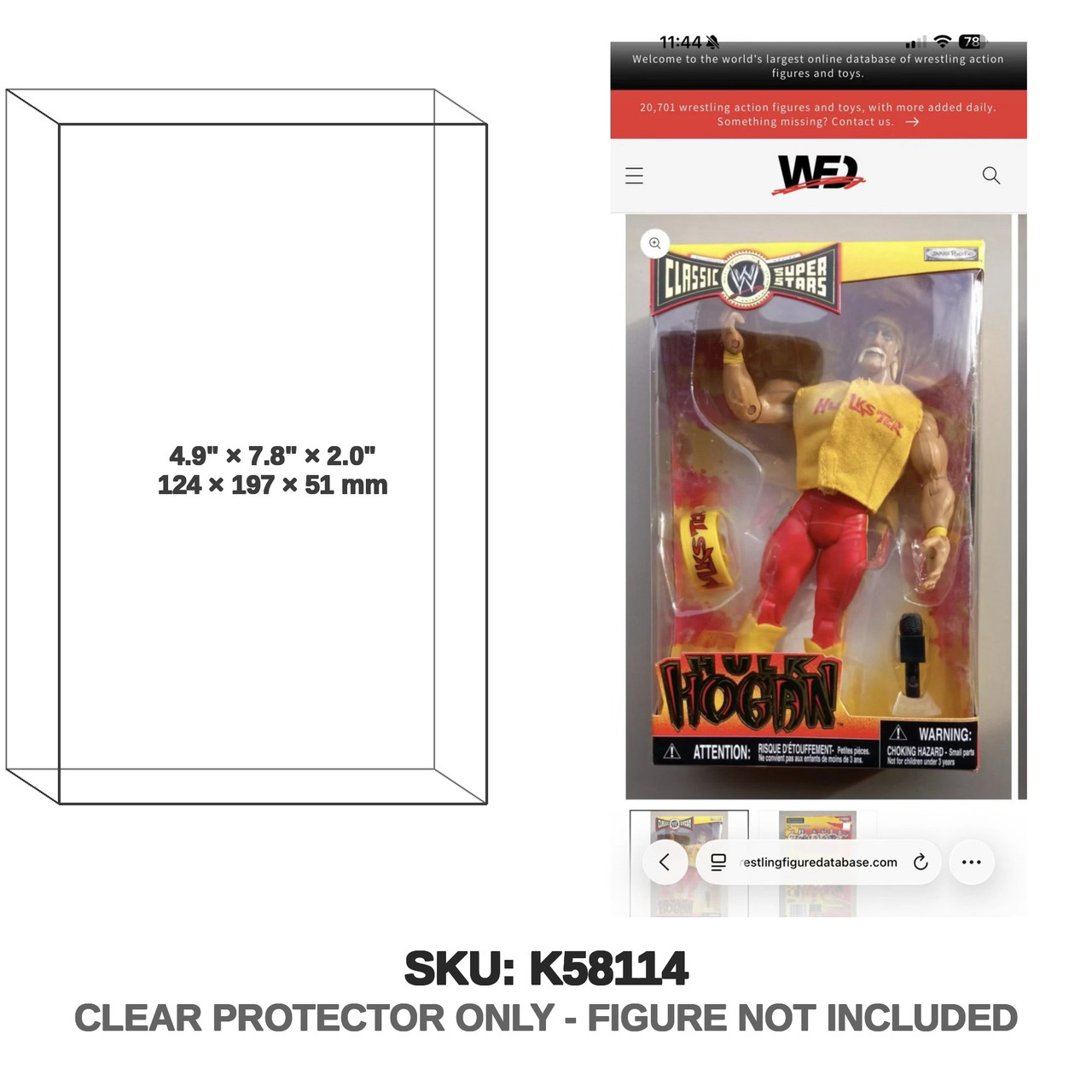 Hulk Hogan WWE Classic Superstars Figure