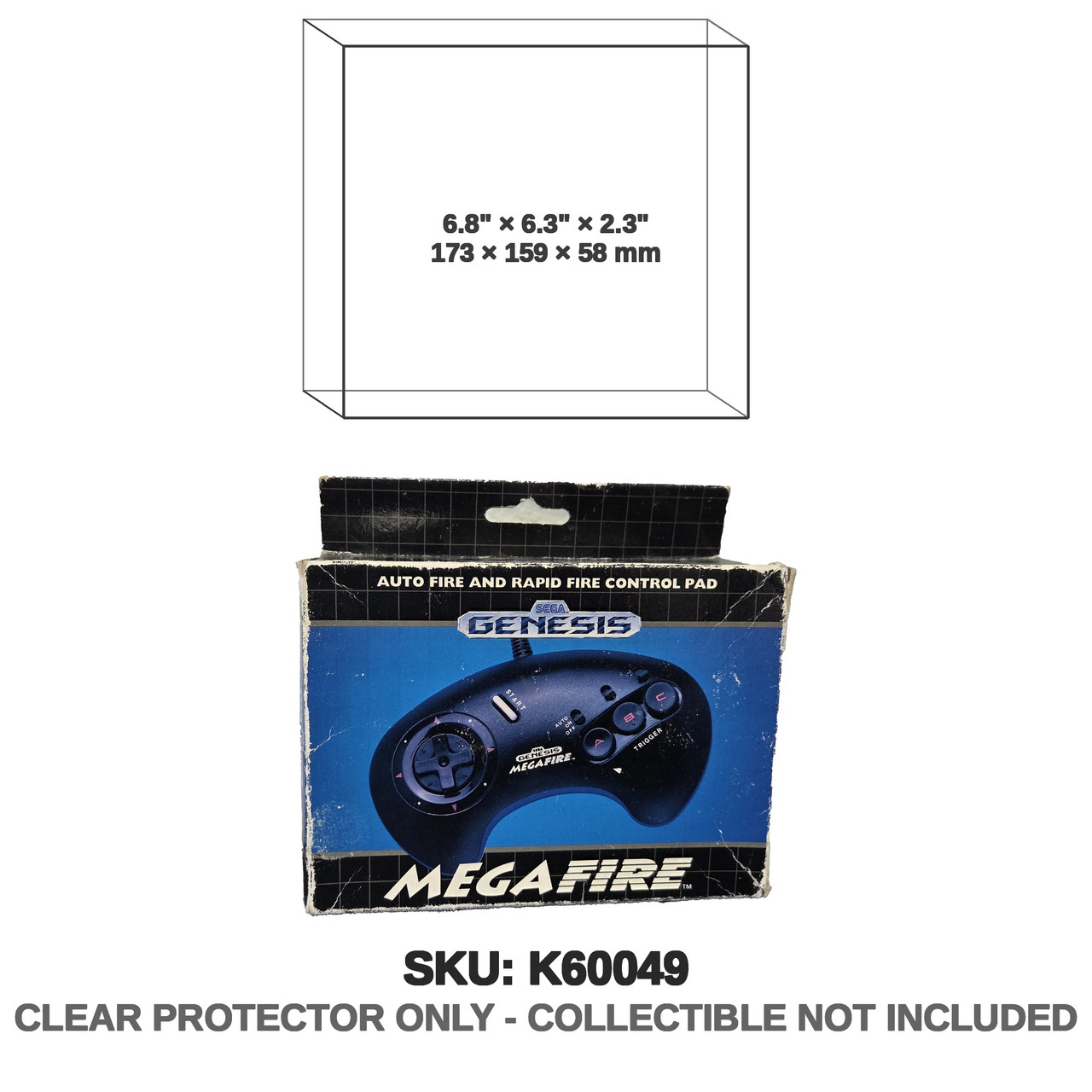 Sega Genesis Auto Fire and Rapid Fire Control Pad
