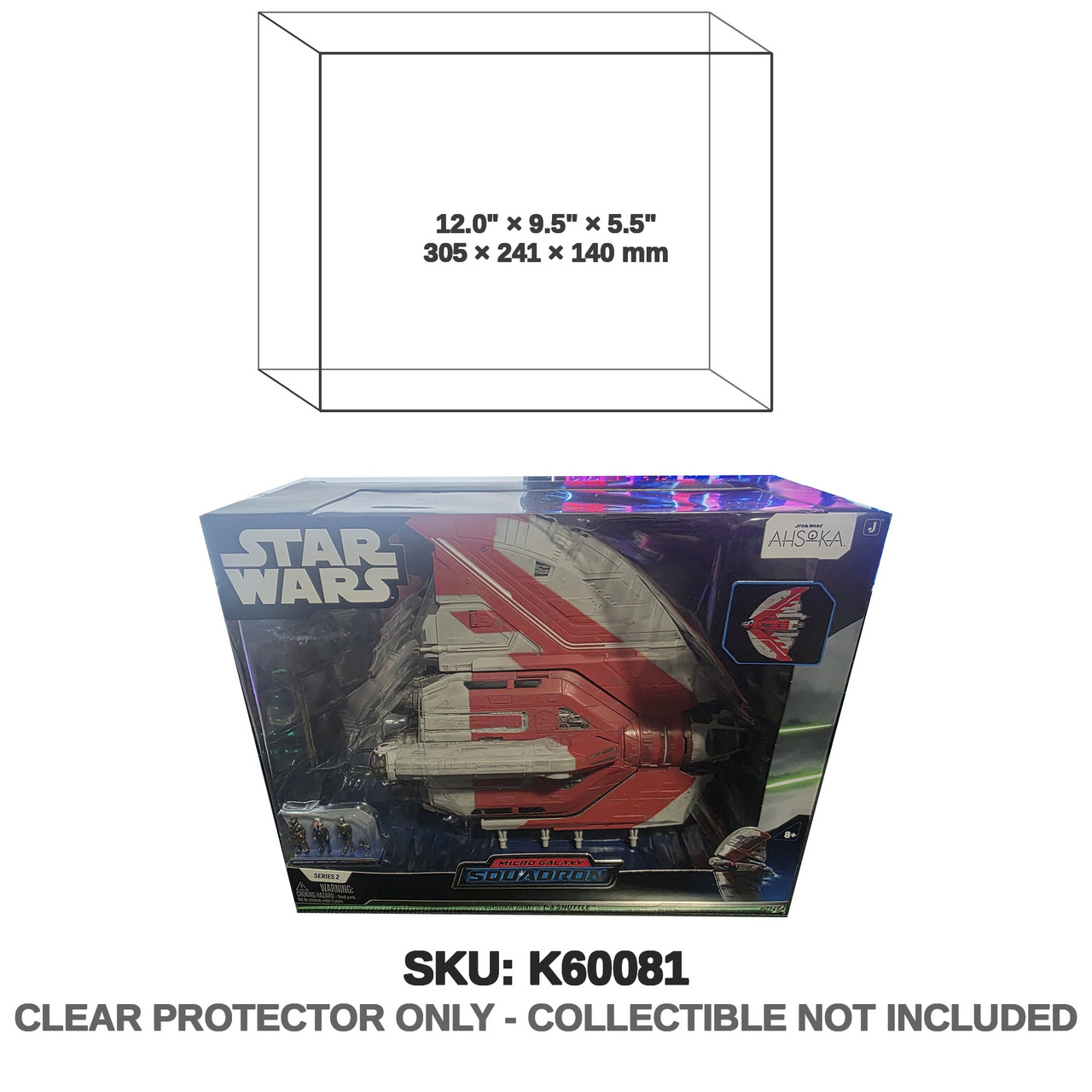 Hasbro Star Wars Micro Galaxy Squadron Ahsoka Tano's T-6 Shuttle #0149