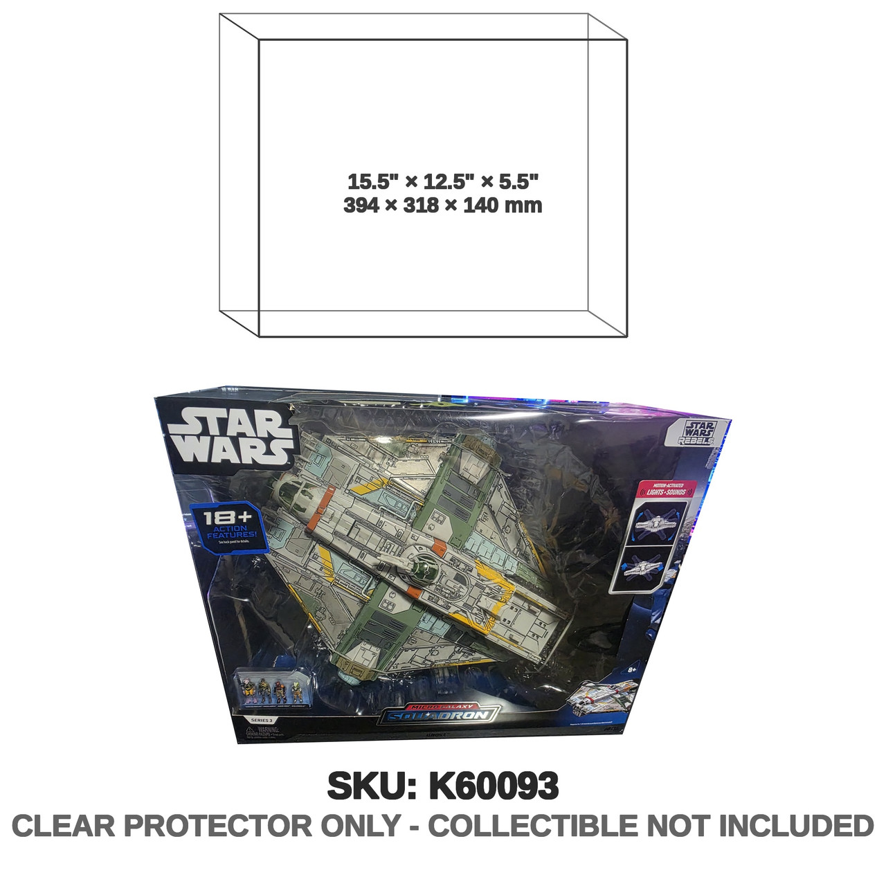 Hasbro Star Wars Micro Galaxy Squadron Ghost #0131