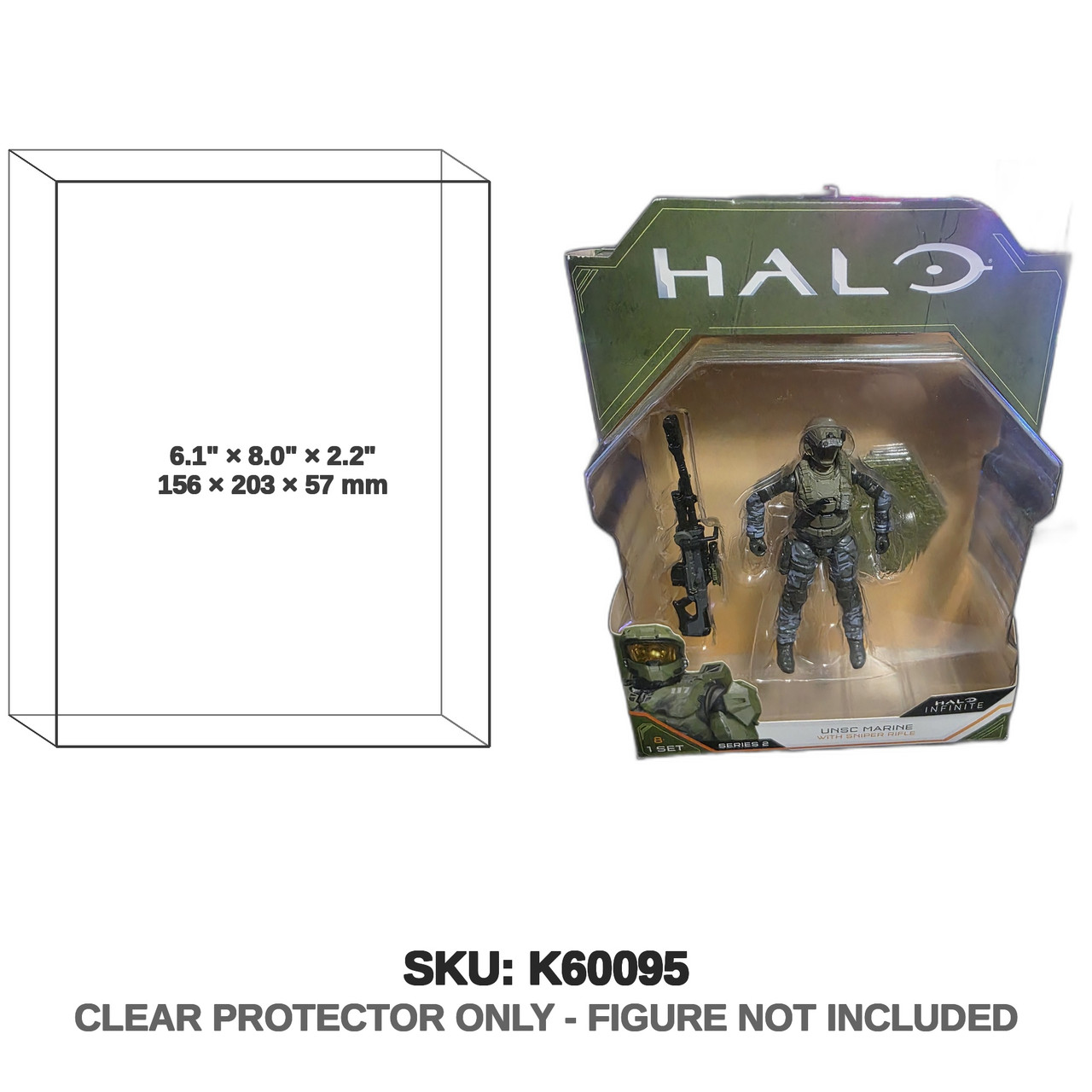 Jazwares Halo Halo Infinite Series 2 UNSC Marine