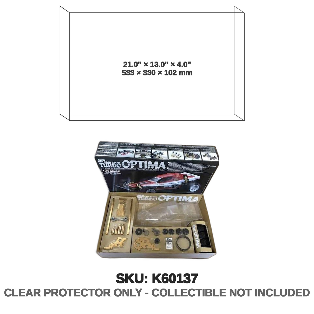 Kyosho Turbo Optima 1985 R/C Car Box