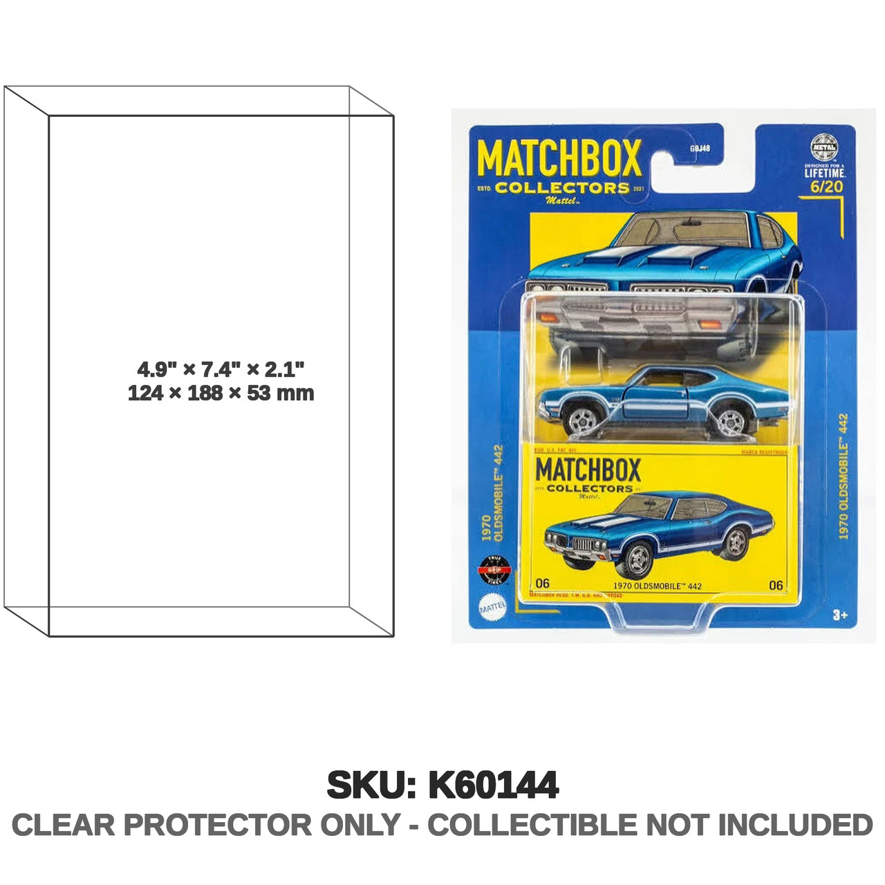 1970 Oldsmobile 442 Matchbox Collectors Diecast