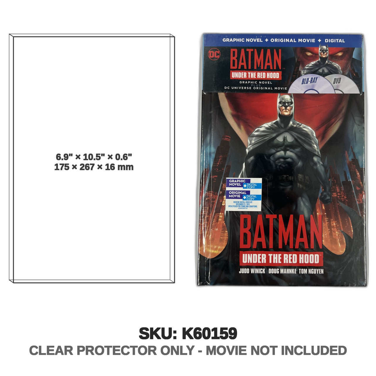 Warner Bros. DC Comics Batman Under the Red Hood Blu-ray with Graphic Novel