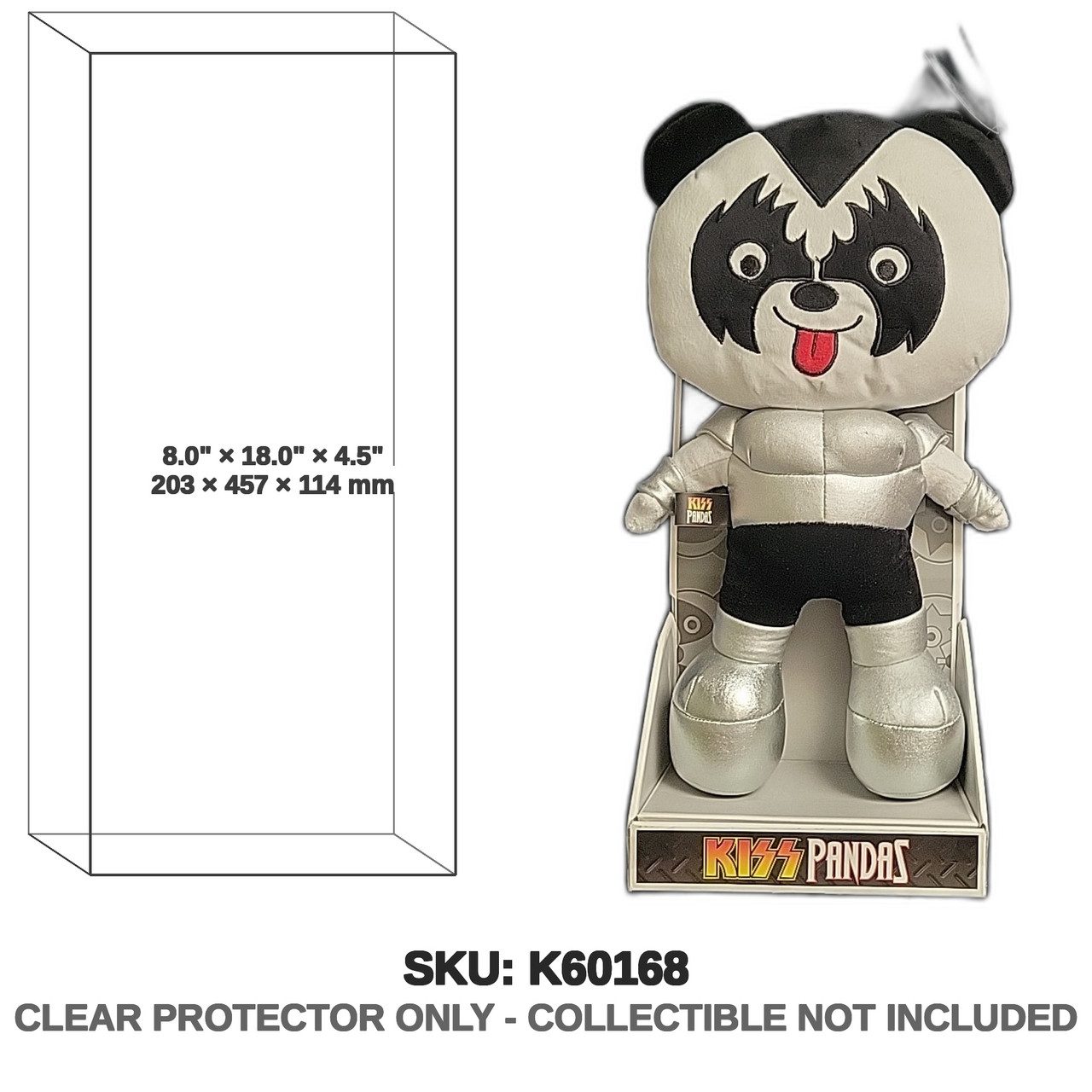 Hasbro KISS Panda Plush