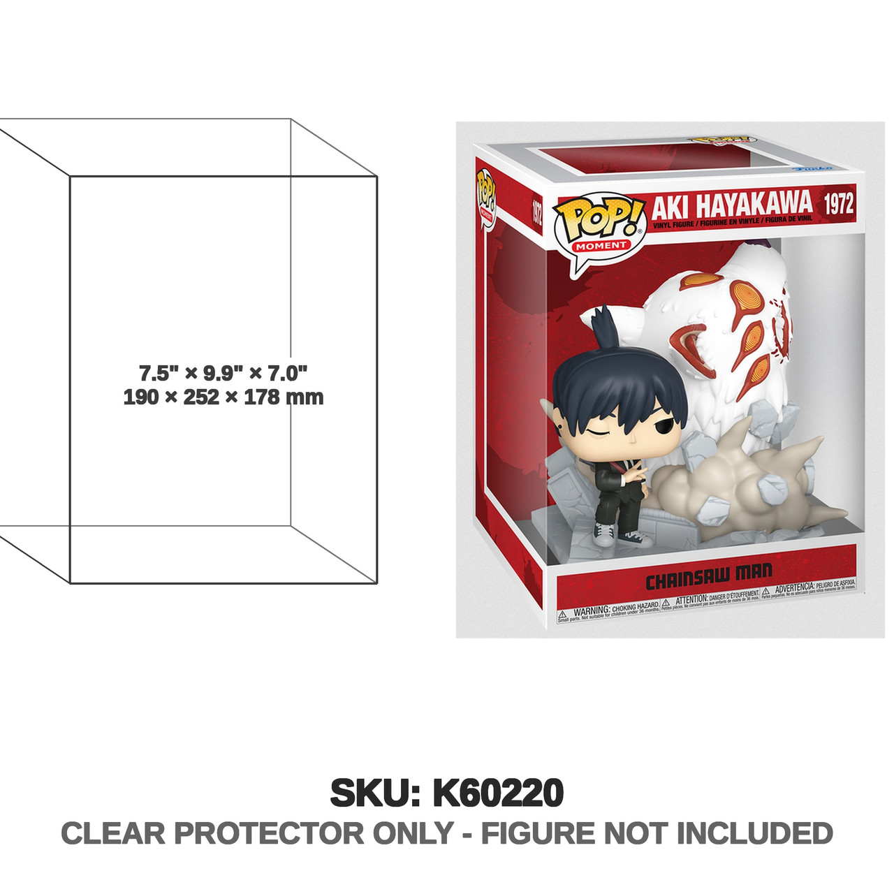 Aki Hayakawa with Fox Devil Chainsaw Man Moment Figure
