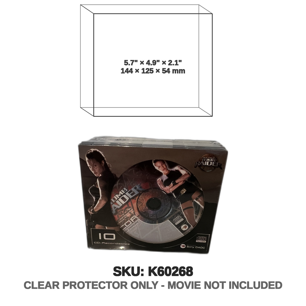 Tomb Raider Movie Blank CDs